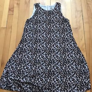 Anne Klein A-line dress sleeveless leopard print size 4